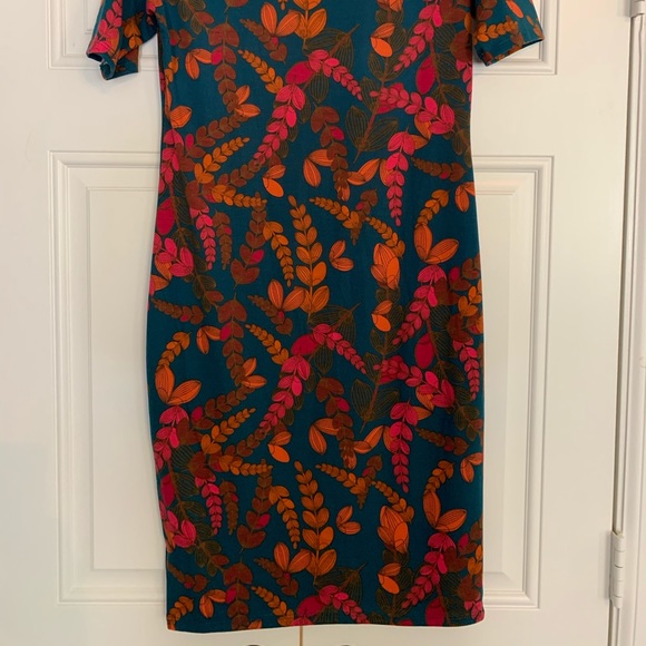LuLaRoe Julia Knit Dress Size Small - Picture 2 of 5